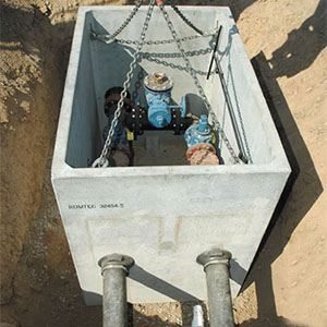 Manual Excavation and Technical Fitting of Subterranean Valve Boxes