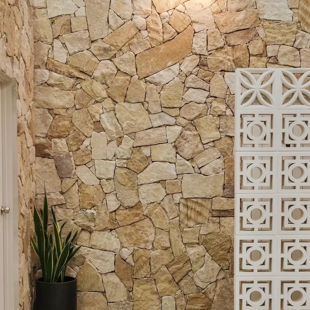 Supply and Installation of Luxury Natural Stone Wall Cladding
