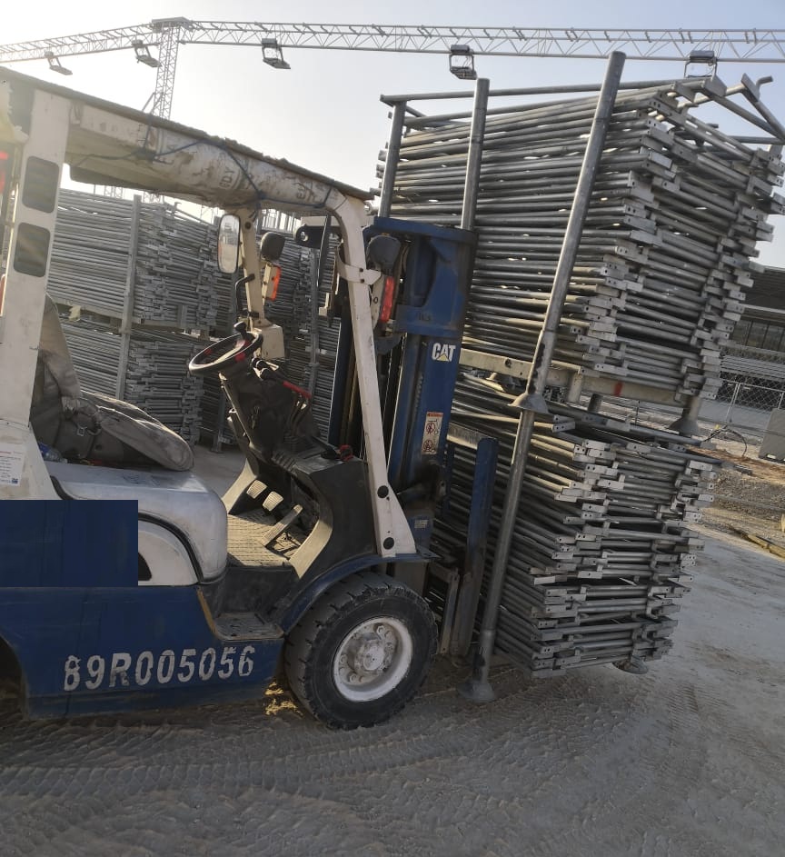 Heavy Scaffolding Supply and Structural Support Platform Infrastructure Saudi Arabia