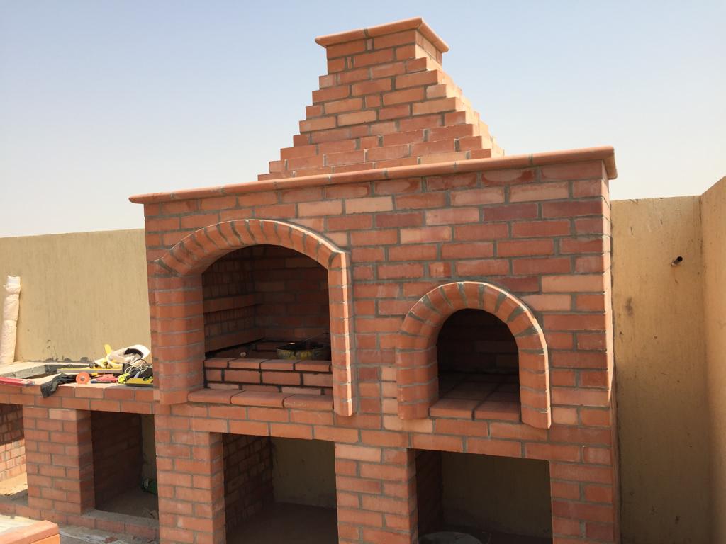 Masonry Construction and Fitting of Custom Brick BBQ Grills