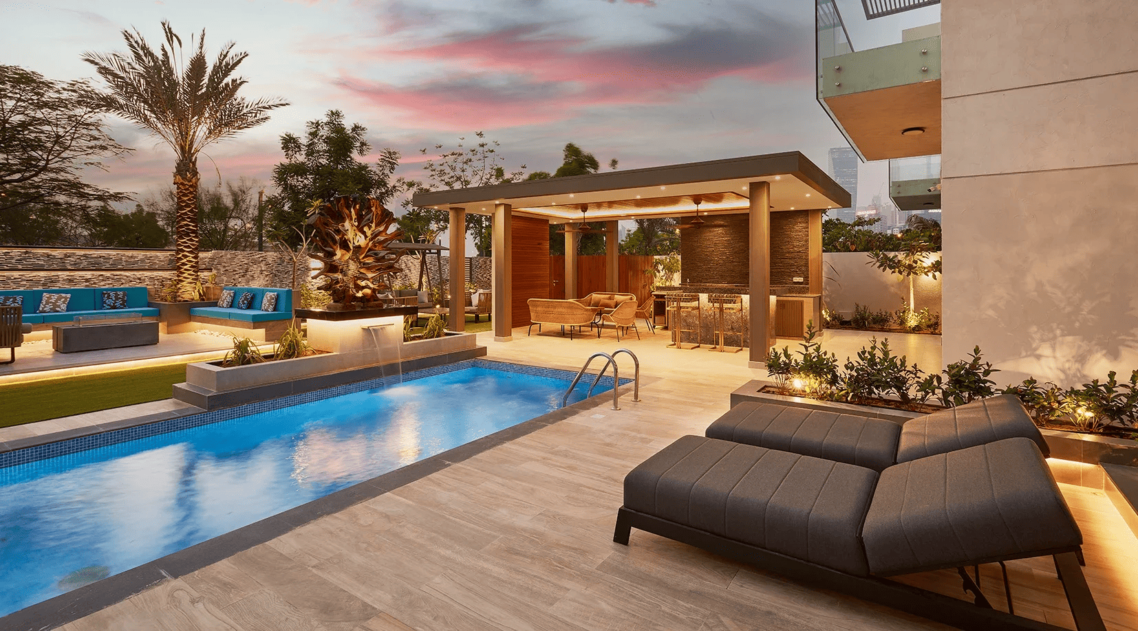 Turnkey Construction of Modern Outdoor Luxury Kitchens