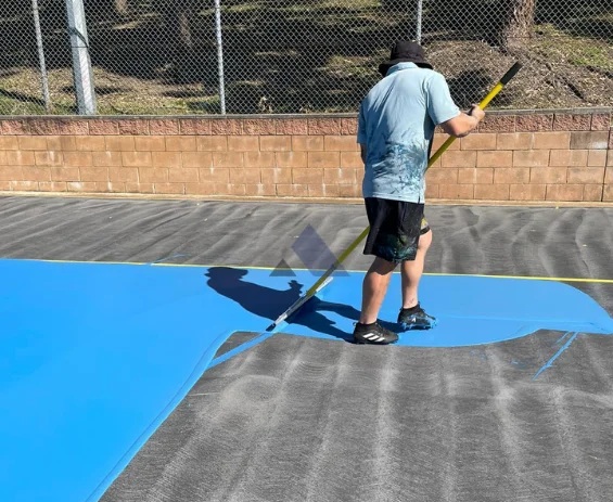 Acrylic Sports Court Maintenance & Re-coating Services