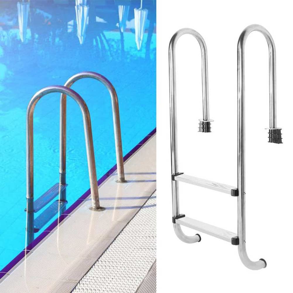 Engineering and Assembly of Luxury Stainless Steel Swimming Pool Ladders