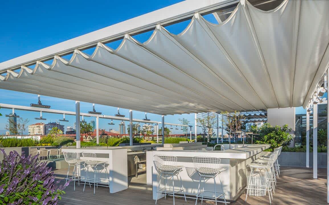 Expert Installation of Automatic Retractable Shade Sails